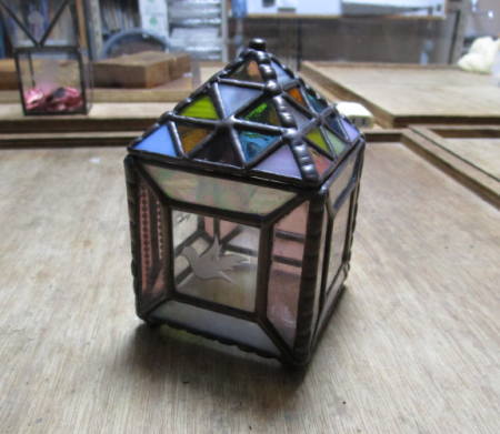 趣味で作るステンドグラス小箱
